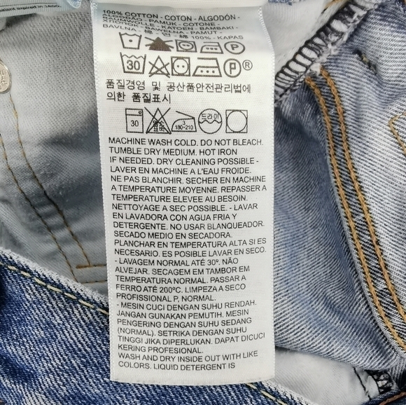 Levi's 550 Men's 38 x 34 Blue Cotton Regular Jeans - Picture 7 of 11